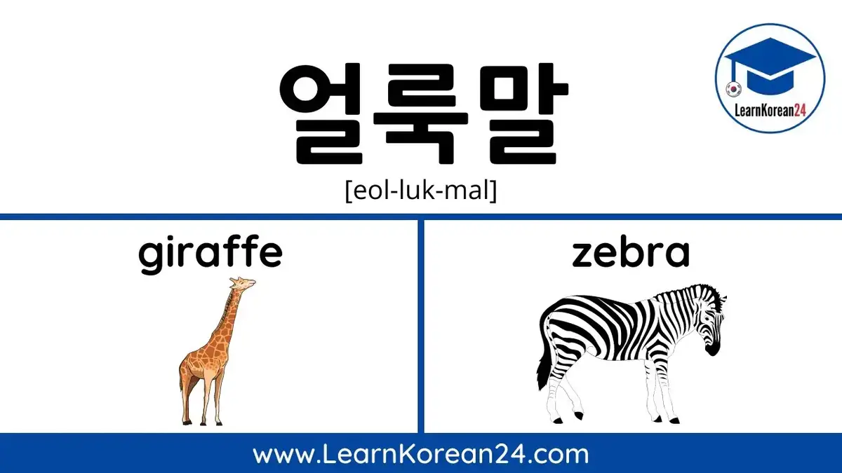 Zoo Animals In Korean | Korean Vocabulary Practice Exercise Zoo Animals In Korean | Korean Vocabulary Practice Exercise