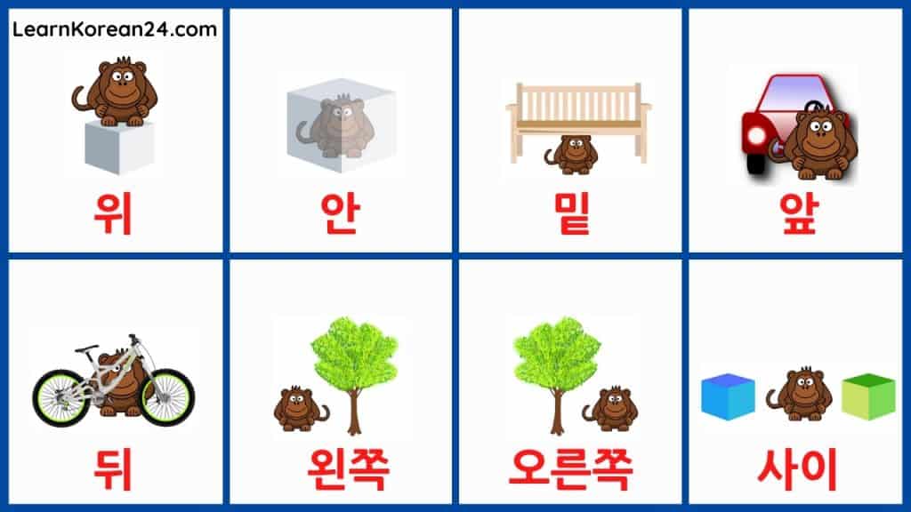 Korean Prepositions