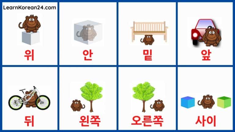 Korean ‘Prepositions’ | 위치 표현
