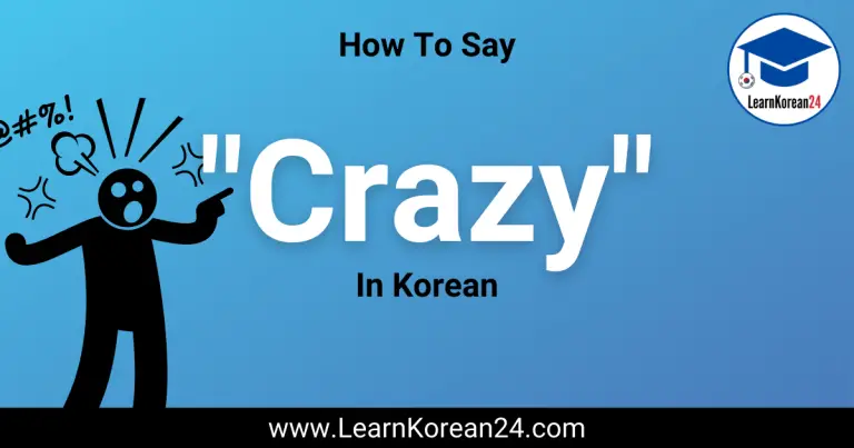 Michyeosseo? – How To Say Crazy In Korean